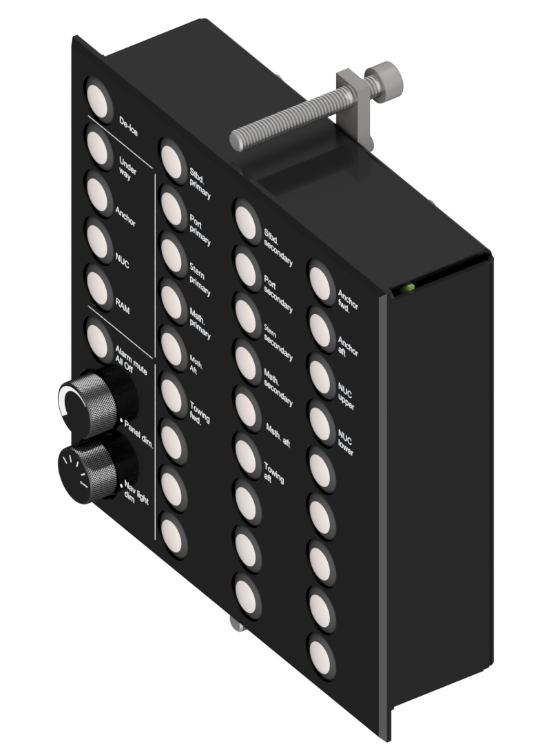 Compact control panel for NLC, 28 ch, light dim